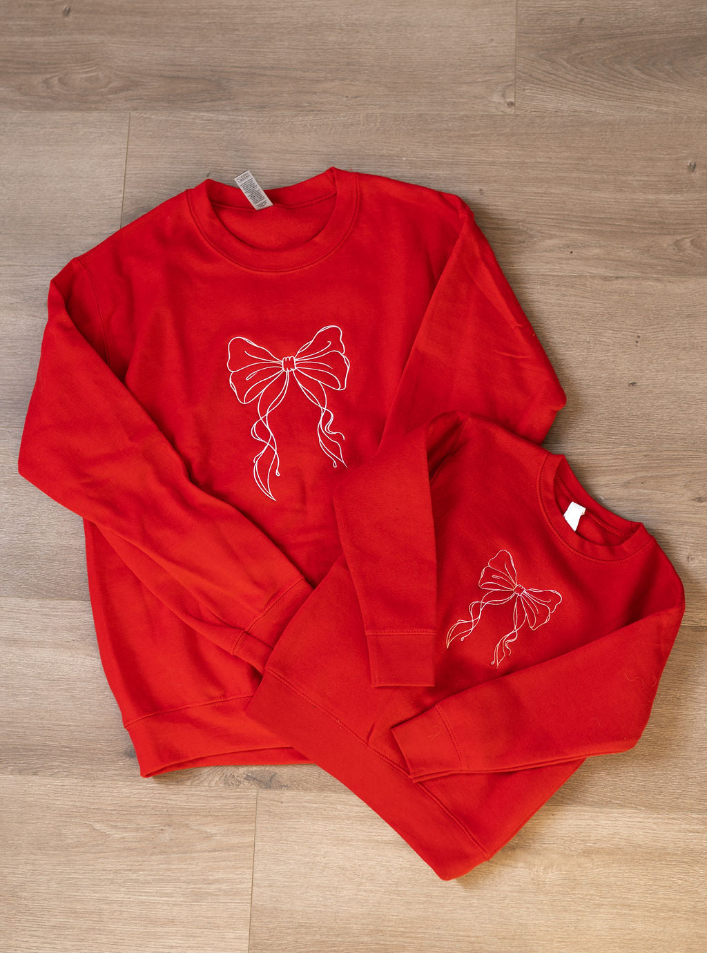 Adult Sweatshirt // Bow (2 Colors)