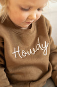 Child Sweatshirt // Howdy